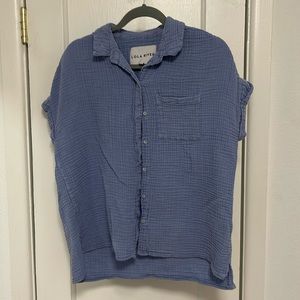Lola River women’s short sleeve button down shirt